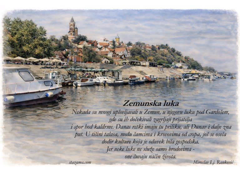 Razglednica Zemunska luka